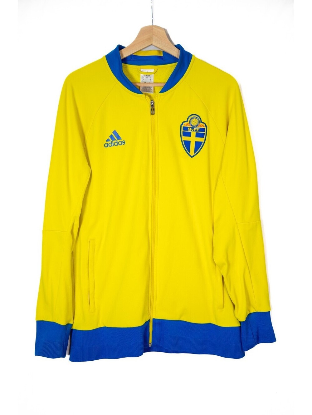 Adidas Sweden National Team 2016 Football Track Top Jacket - Men's L